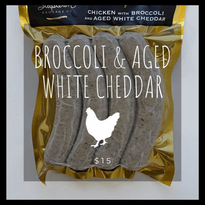 BROCCOLI & AGED WHITE CHEDDAR