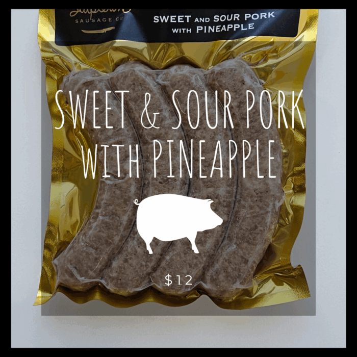 SWEET & SOUR PORK WITH PINEAPPLE
